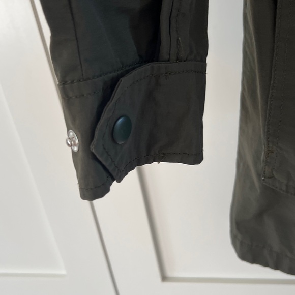 J. Crew Olive Hooded Spring Jacket - Picture 3 of 8